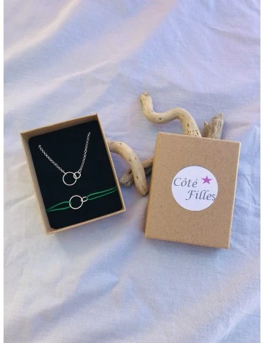 Coffret Cléa- Bijoux double cercle - Côté Filles -