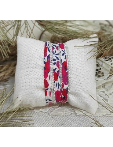 Elia - Bracelet 3 tours en argent 925 ou plaqué or - Côté Filles