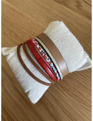 Fanny - bracelet en cuir -