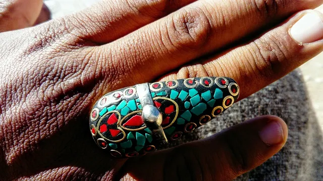 Bague nylon en argent 925 ou plaqué or - Laurie - Côté Filles