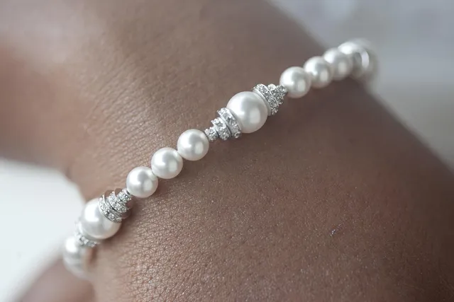 Jonc plaqué argent et breloque plexiglas - Hanoï - Côté Filles