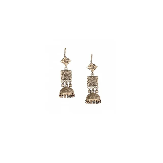 Boucles d'oreilles double cercle argent ou dorées - Maëlle - Côté Filles