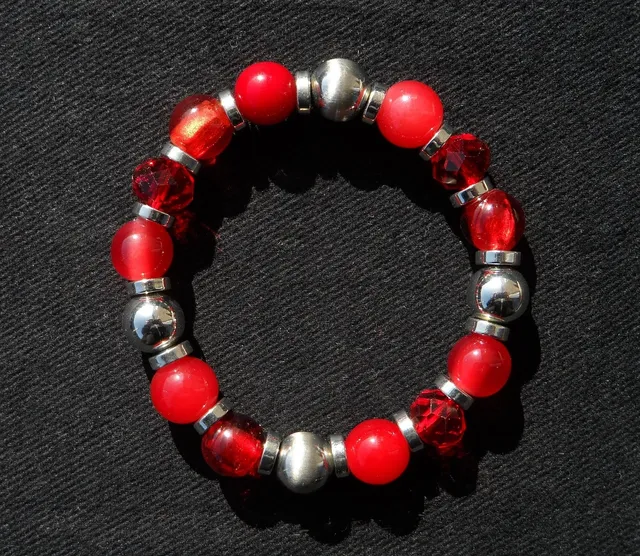 Bracelet argent et macramé - Lya - Côté Filles