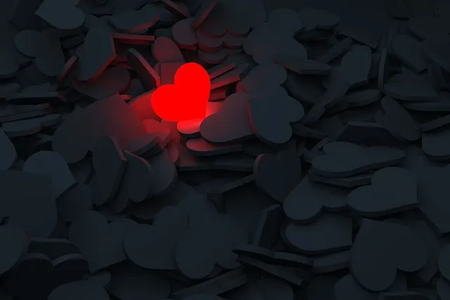 Petit coeur - Boucles...